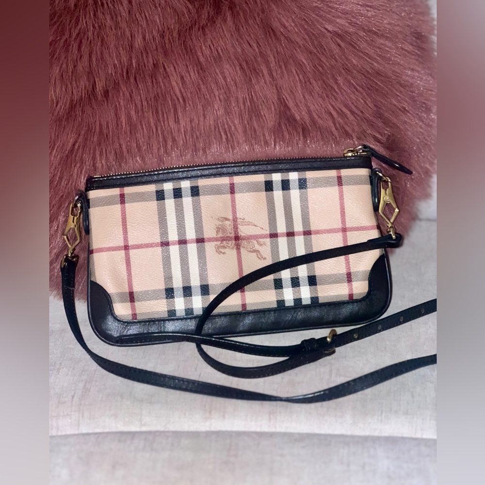 Burberry Classic Nova Check Plaid Crossbody Bag